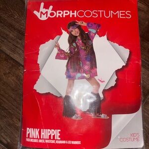 Halloween Pink Hippie Kids Costume size small - never worn / never opened